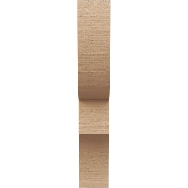 6in. W X 12in. D X 36in. H Series 2 Thin Ridgewood Rough Cedar Woodgrain TimberThane Corbel, Tan